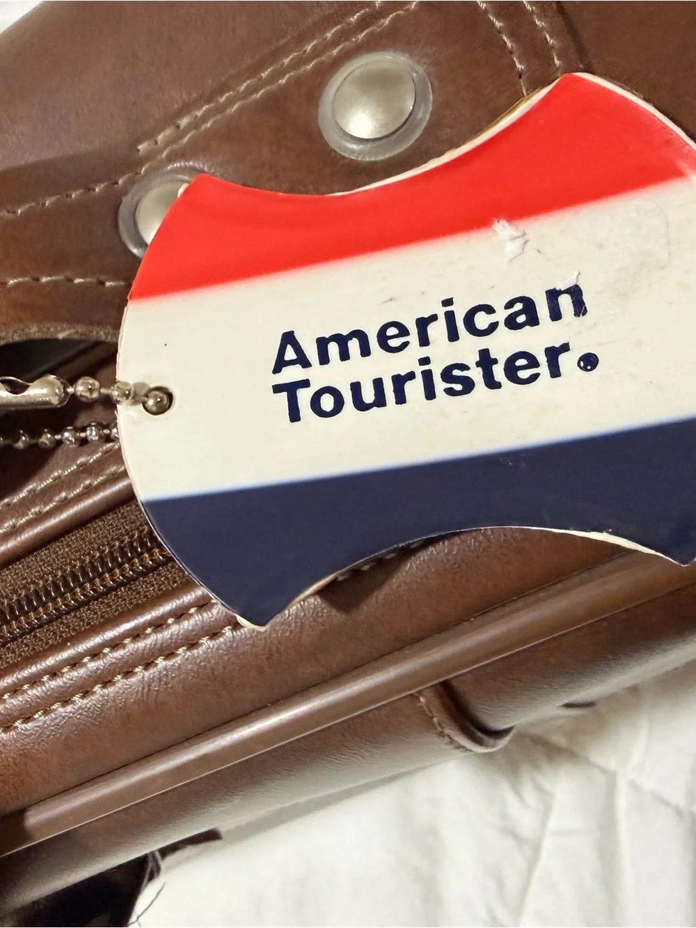 Vintage Brown Leather Briefcase - Classic Men's Work Bag